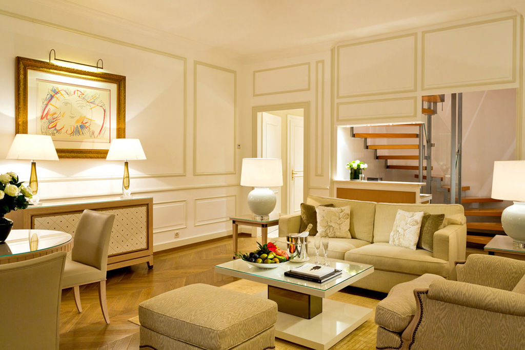 Welcome amenities in the Duplex Suite at Beau-Rivage Palace in Lausanne