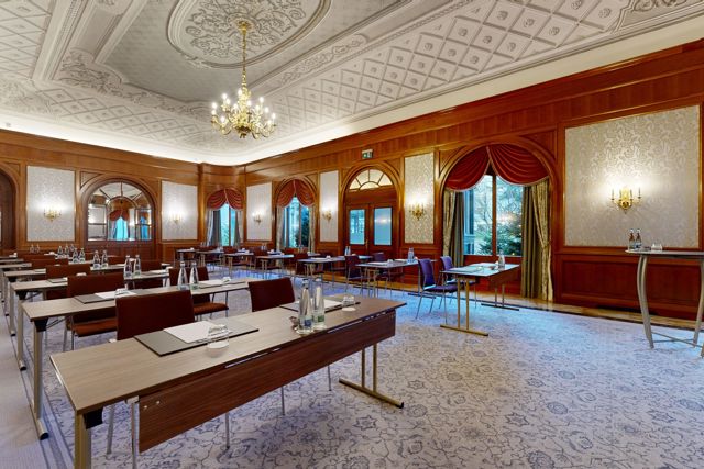 The Salon Arcades at Beau-Rivage Palace in Lausanne