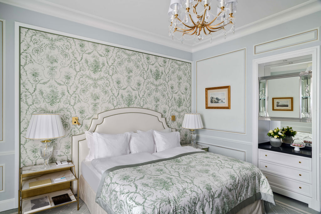 Superior Lake and Alps View Room at Beau-Rivage Palace in Lausanne