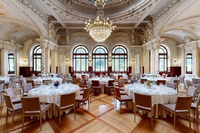 The Sandoz Ballroom at Beau-Rivage Palace in Lausanne