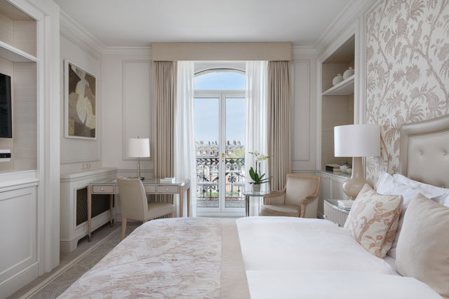 Superior Partial Lake and Alps View Room at Beau-Rivage Palace in Lausanne overlooking Ouchy