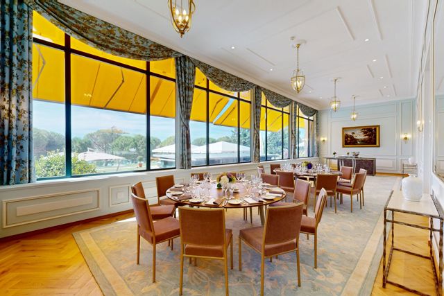 The Salon Hermitage at Beau-Rivage Palace in Lausanne