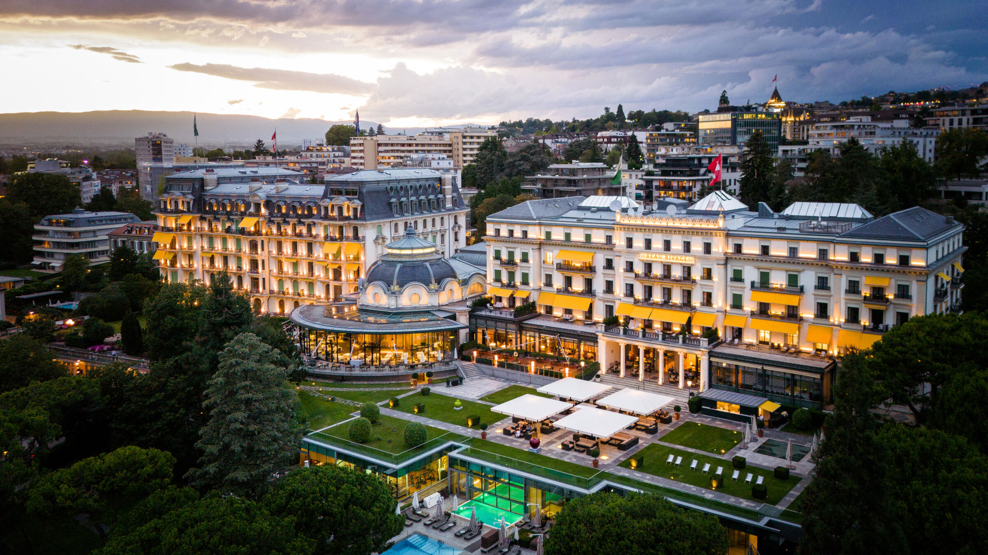 Beau-Rivage Palace Hotel, Ouchy, Lausanne, Lake Geneva