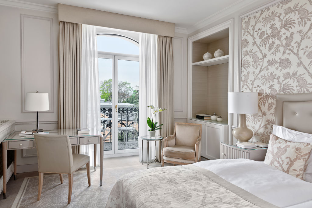 Superior Partial Lake and Alps View Room at Beau-Rivage Palace in Lausanne overlooking Ouchy