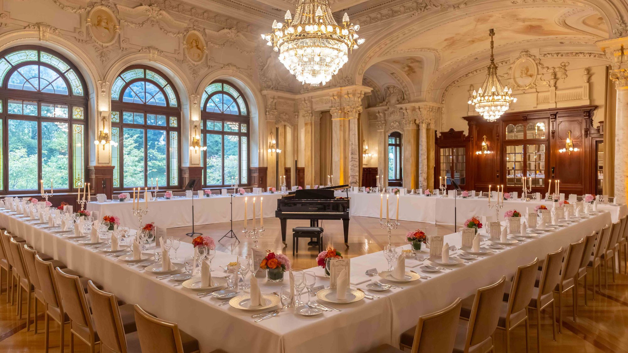 Heritage evening event at Beau-Rivage Palace in Lausanne