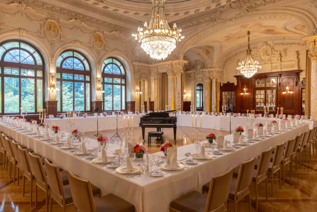 Heritage evening event at Beau-Rivage Palace in Lausanne