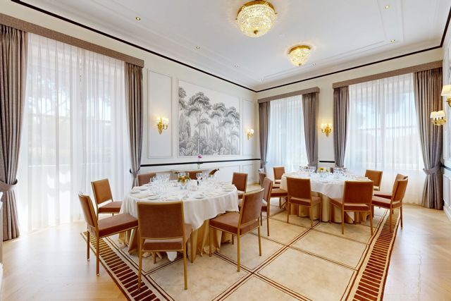 The Salon Beaux-Arts at Beau-Rivage Palace in Lausanne